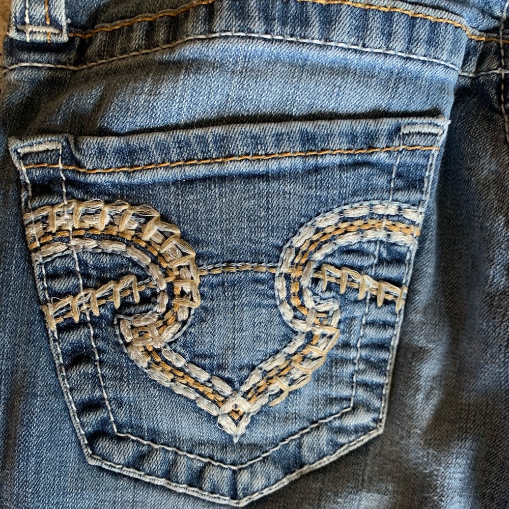 Big Star Sweet Boot Ultra Low Rise Jeans 27 x 34